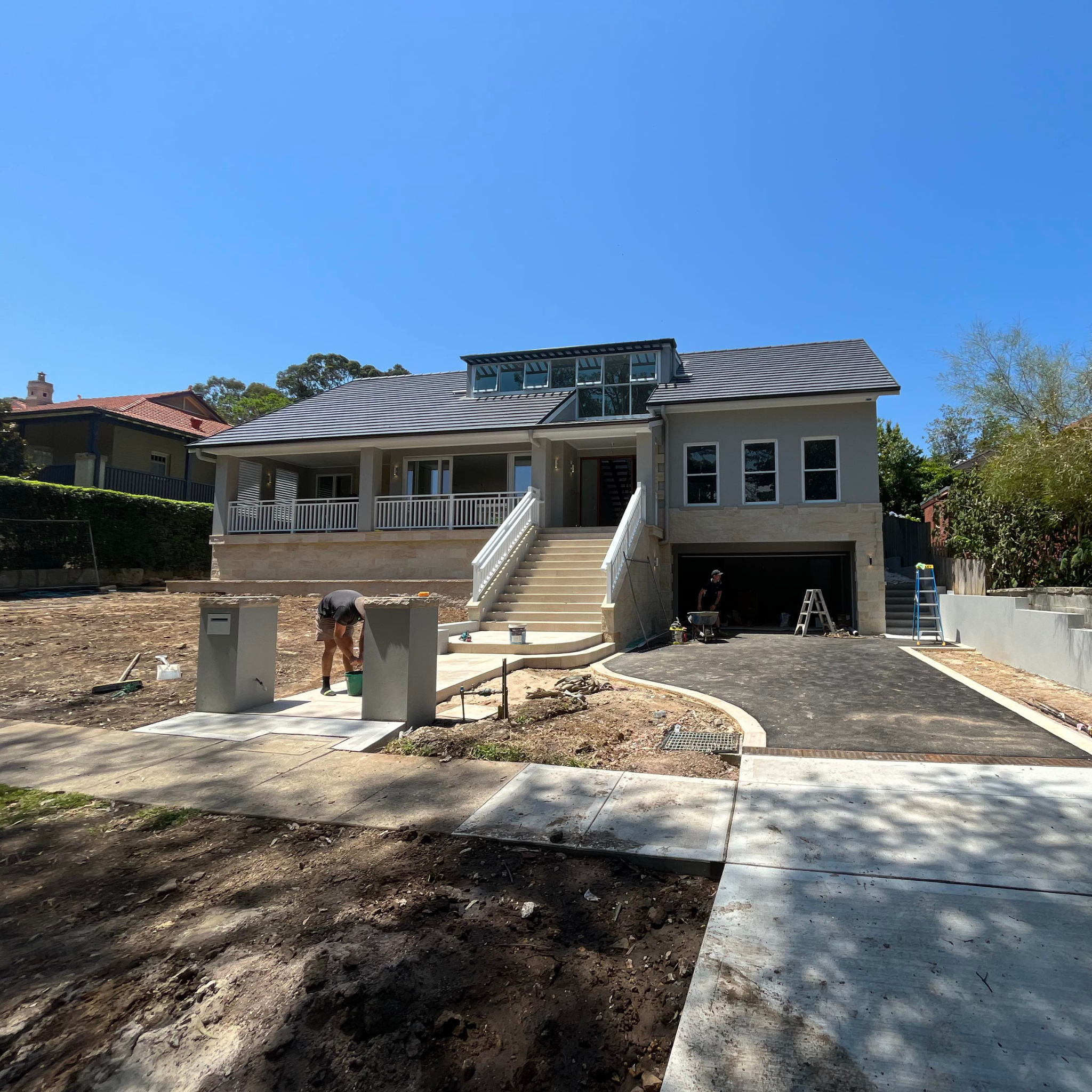 House Under construction at Beecroft
